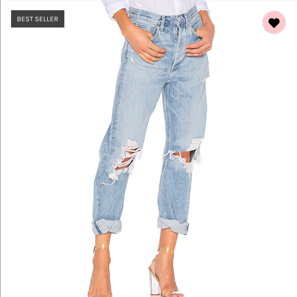 Agolde 90’s fit jeans in Fall Out